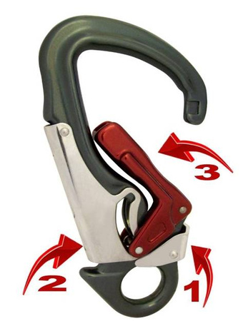 Karabinek ISC Triple Action Snaphook