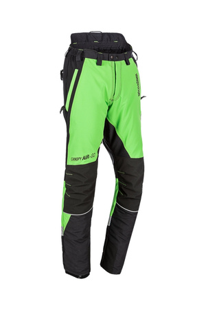 Spodnie antyprzecięciowe Canopy Air-Go 1SBD zielone