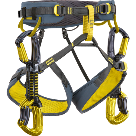 Uprząż wspinaczkowa Climbing Technology Wall - anthracite/mustard