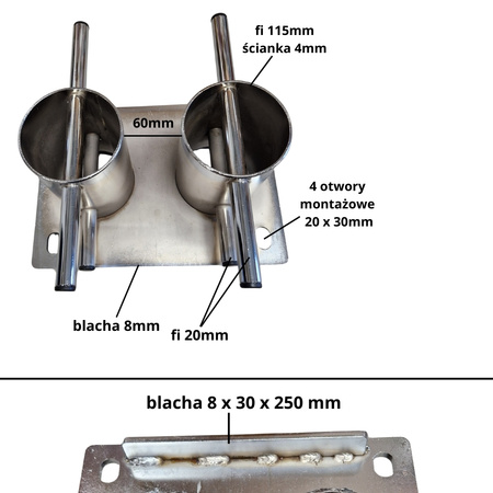 Hydrant podwójny - przyrząd do urobku