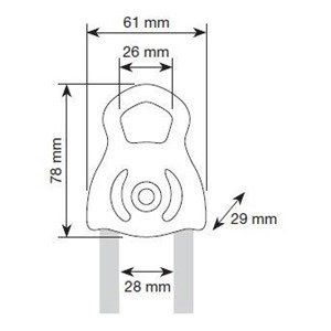 Bloczek podwójny Camp Dryad