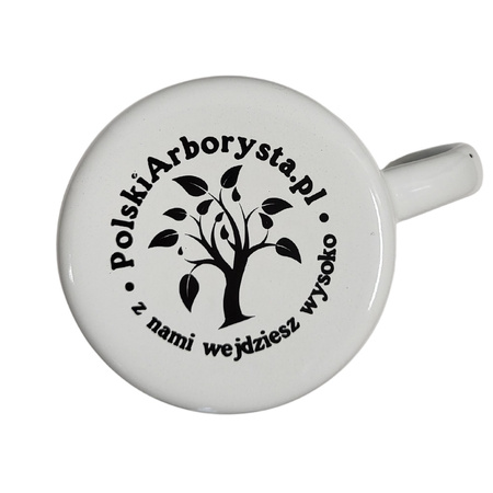 Kubek emaliowany LIŚCIE