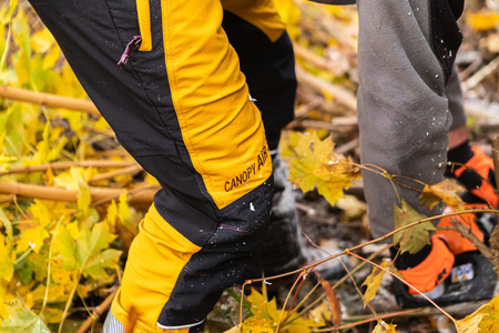 Spodnie antyprzecięciowe Canopy Air-Go 1SBD żółte