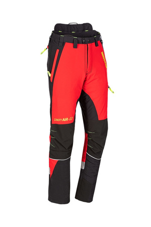 Spodnie antyprzecięciowe Canopy Air-Go 1SBD czerwone
