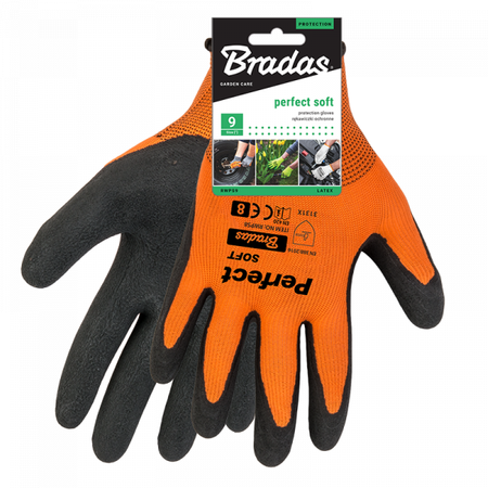 Rękawice robocze Bradas Perfect Soft pomarańczowe
