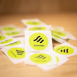 Tag NFC Scannable Helmet Sticker