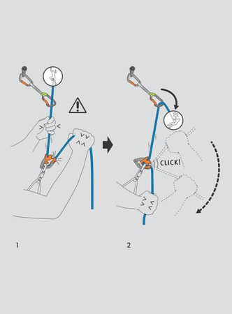 Przyrząd asekuracyjny Climbing Technology Click Up+