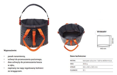 Kosz arborystyczny AX700