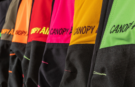 Spodnie antyprzecięciowe Canopy Air-Go 1SBD pomarańczowe