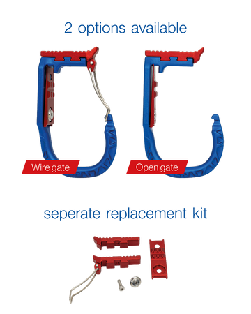 Karabinek sprzętowy Teufelberger skyHOOK OPEN GATE
