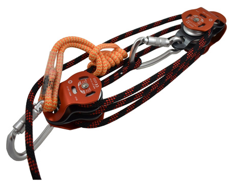 System wyciągowy z prusikiem