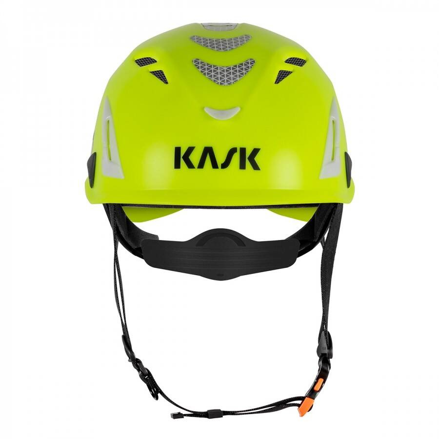 CASCO ELMETTO KASK SUPERPLASMA PL HI VIZ HELMET CE EN 12492